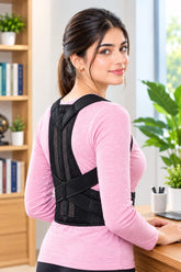 Posture Corrector for Women and Men, Adjustable Shoulder Brace, Upper Back Brace Support Belt, Shoulders Straightener Relieve Upper Back Pain and Posture Support