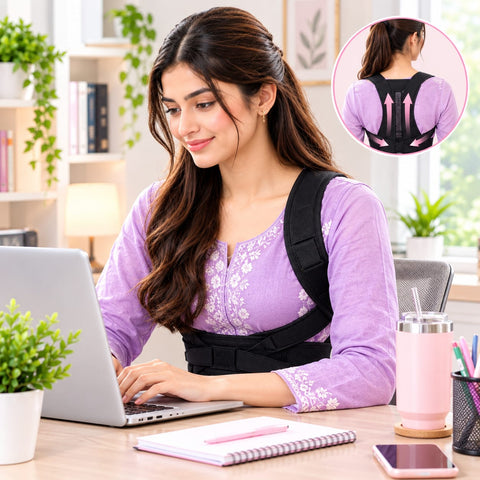 Posture Corrector for Women and Men, Adjustable Shoulder Brace, Upper Back Brace Support Belt, Shoulders Straightener Relieve Upper Back Pain and Posture Support
