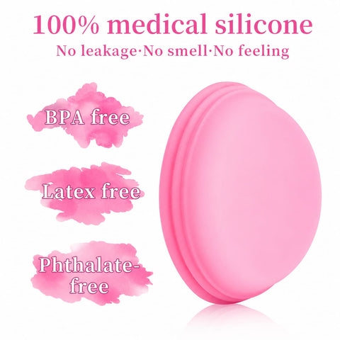 Pink Reusable Menstrual Disc | Medical Grade Silicone Leakproof Period Disc