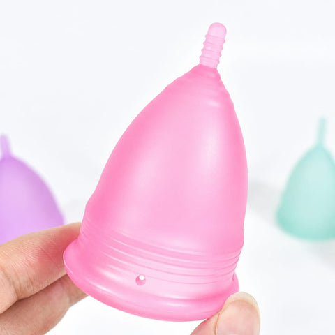 Pink Medical Grade Silicone Menstrual Cup for Women – Reusable Period Cup | Leakproof | Soft & Comfortable | Eco-Friendly Feminine Hygiene