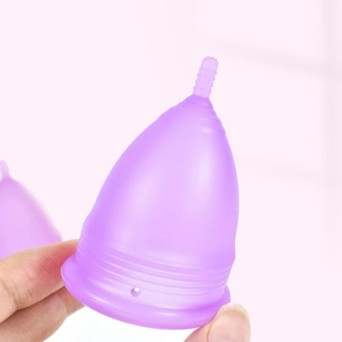 Purple Medical Grade Silicone Menstrual Cup for Women – Reusable Period Cup | Leakproof | Soft & Comfortable | Eco-Friendly Feminine Hygiene