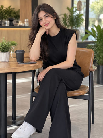 Women’s Cotton Jersey Co-Ord Set – Comfortable 2-Piece Lounge & Casual Wear